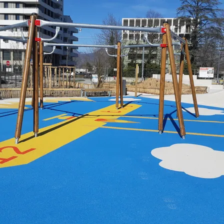 Pont-de-Claix : Square Adrienne Bolland dans la ZAC des Minotiers