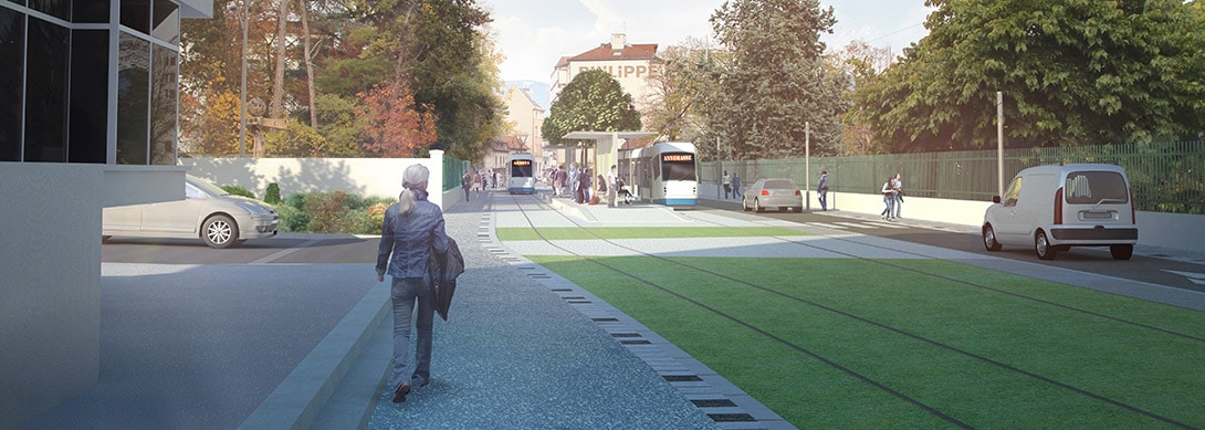 Extension d’une ligne de Tramway entre la frontière genevoise et Annemasse (74)