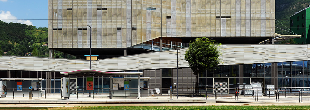 Construction du Pavillon de la Mobilité à Grenoble