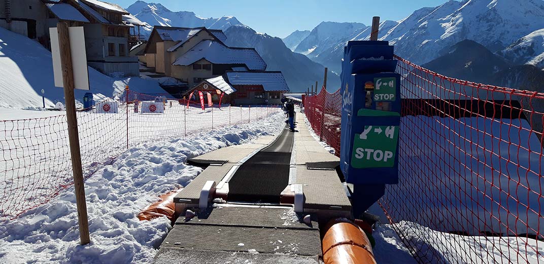 Mise en service du téléski Le Cloudit